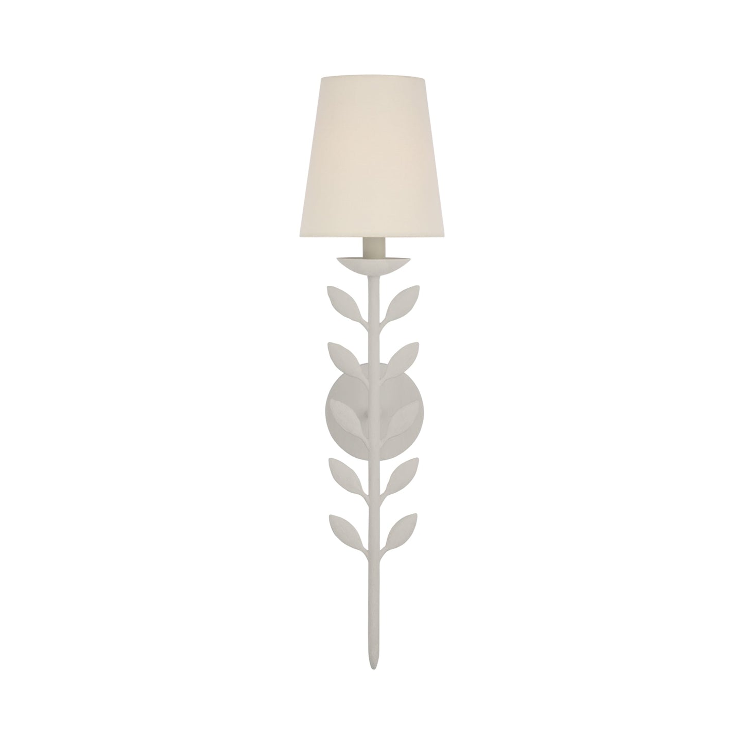 Avery Wall Light in Plaster White (26.25-Inch).