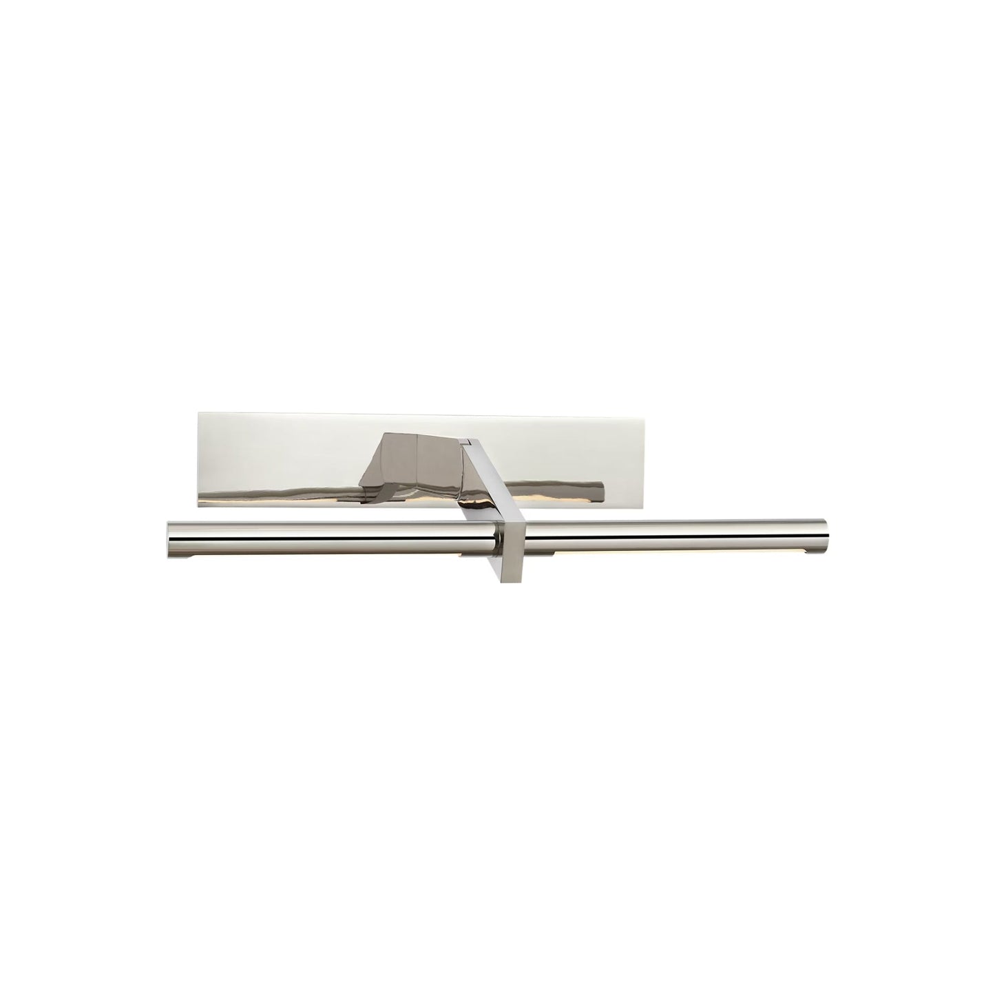 Axis Pivoting LED Wall Light in Polished Nickel (18-Inch).