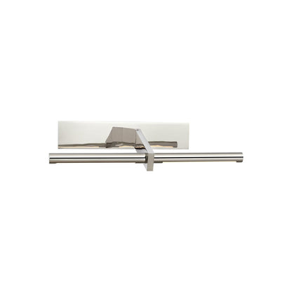 Axis Pivoting LED Wall Light in Polished Nickel (18-Inch).