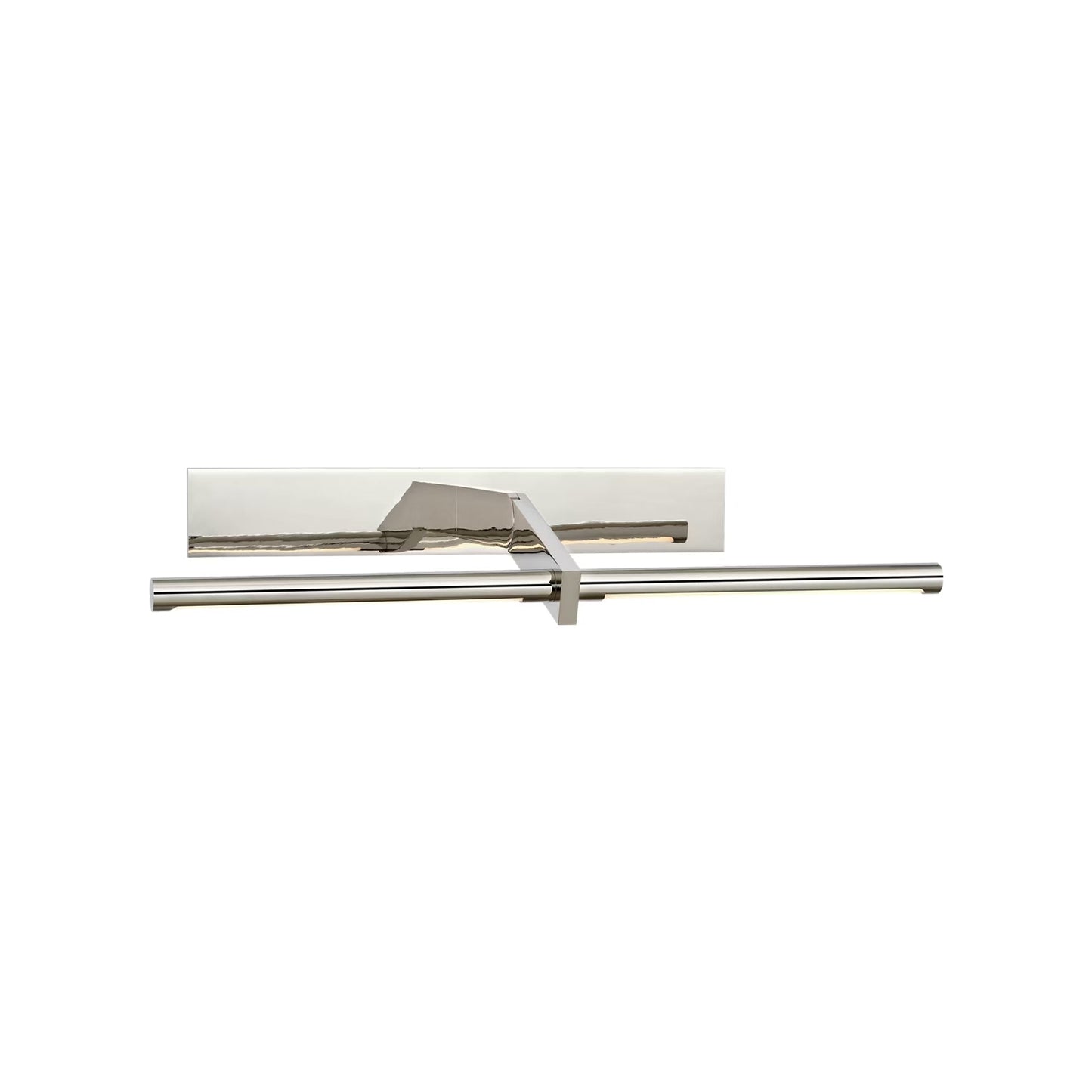Axis Pivoting LED Wall Light in Polished Nickel (24.5-Inch).