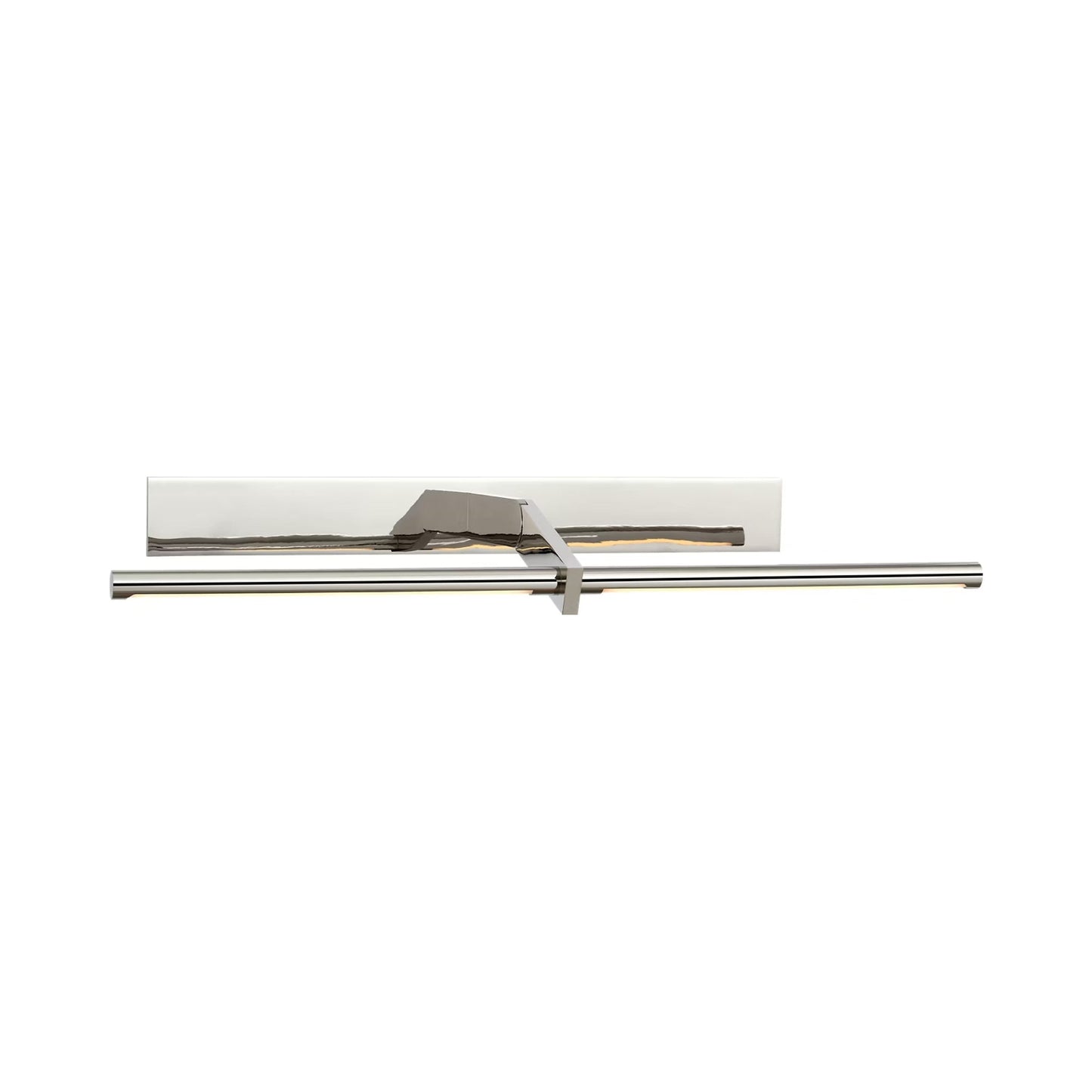 Axis Pivoting LED Wall Light in Polished Nickel (31.5-Inch).