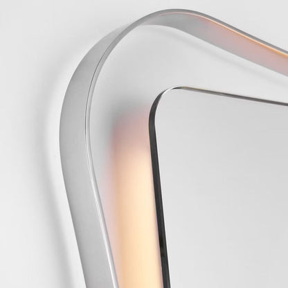 Barnes LED Wall Mirror in Detail.