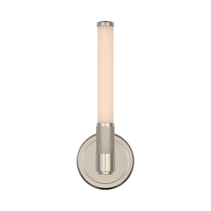 Barrett LED Bath Wall Light in Polished Nickel.