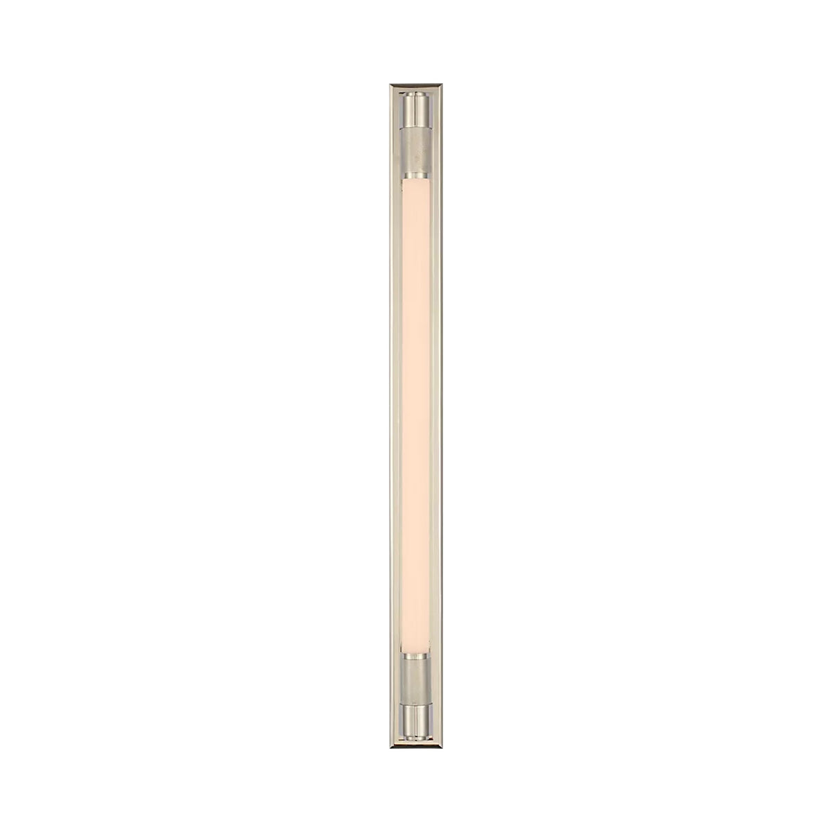 Barrett Linear LED Bath Vanity Light in Polished Nickel.