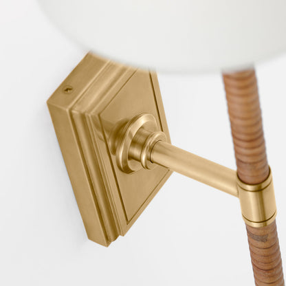 Basden Tail Wall Light in Detail.