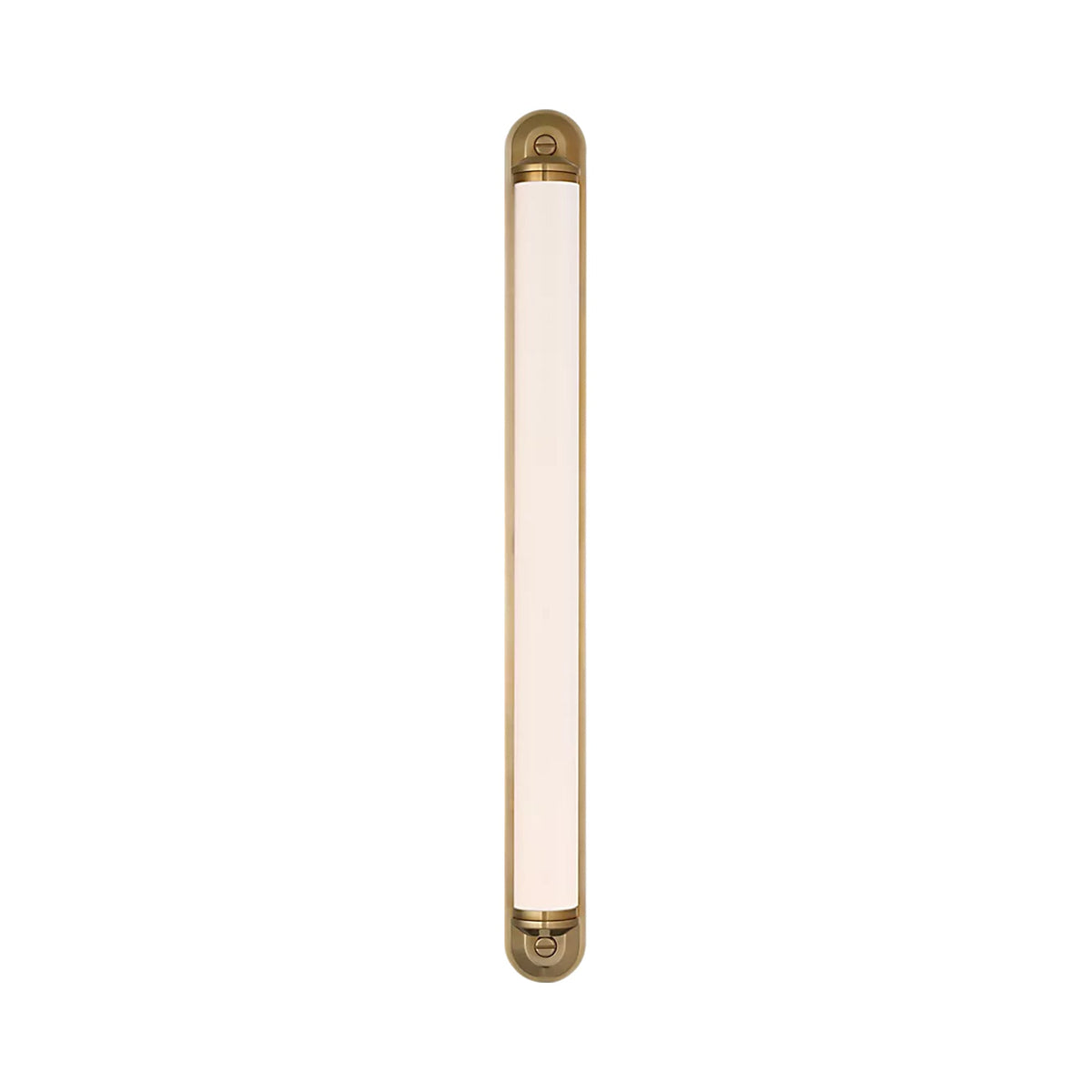 Belgrave LED Bath Vanity Light in Natural Brass (32-Inch).