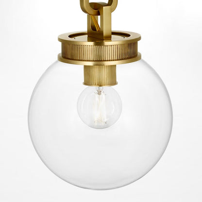 Bellamy Single Chandelier in Detail.