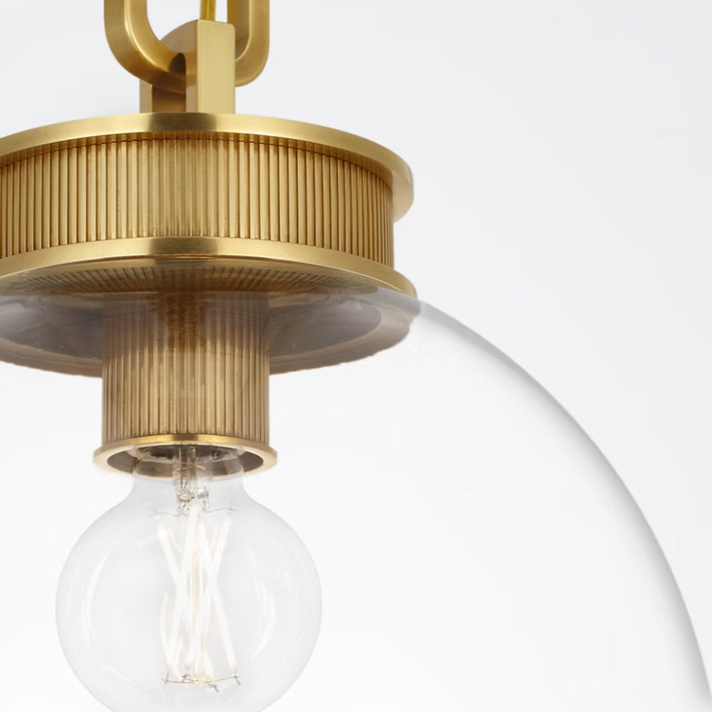 Bellamy Single Chandelier in Detail.