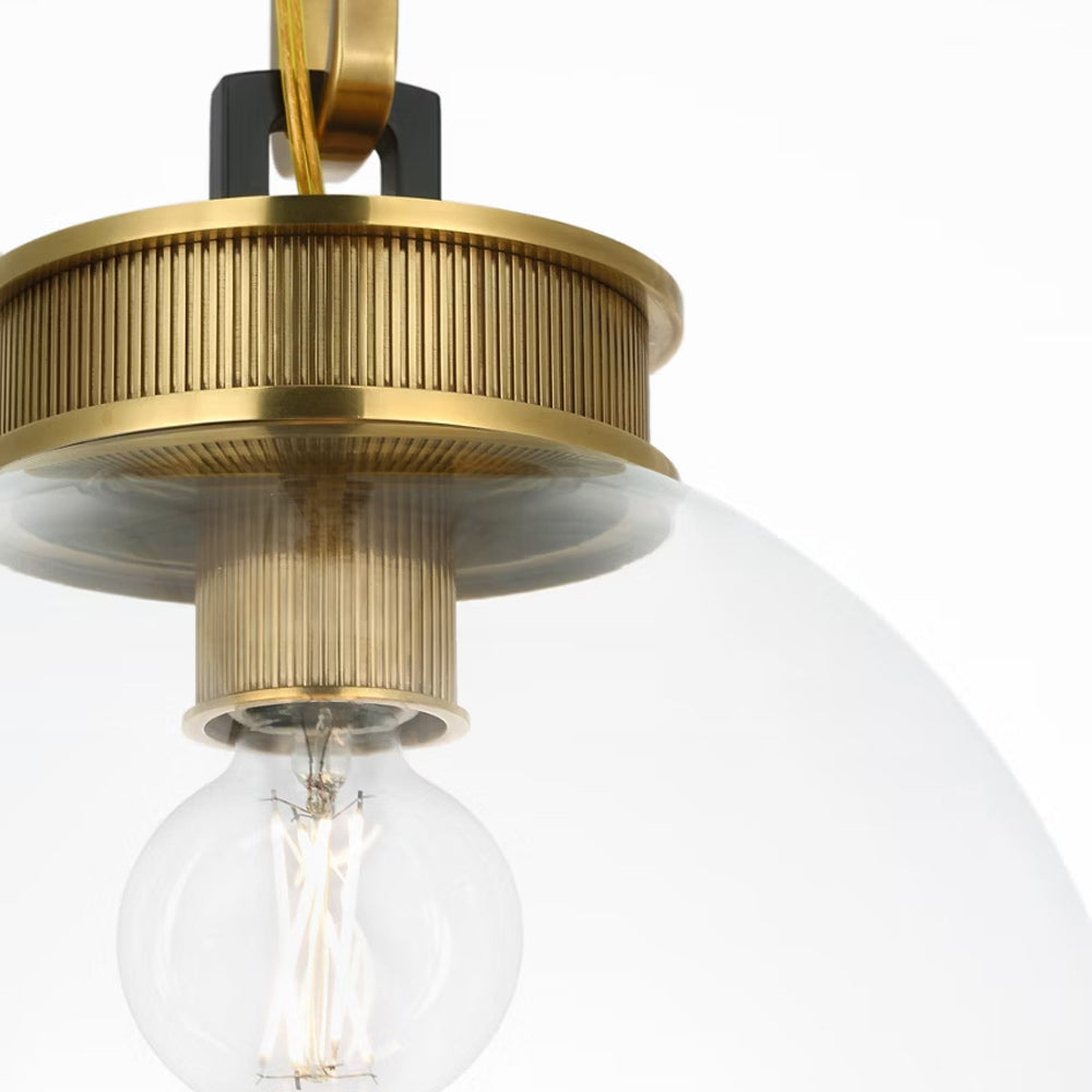 Bellamy Single Chandelier in Detail.