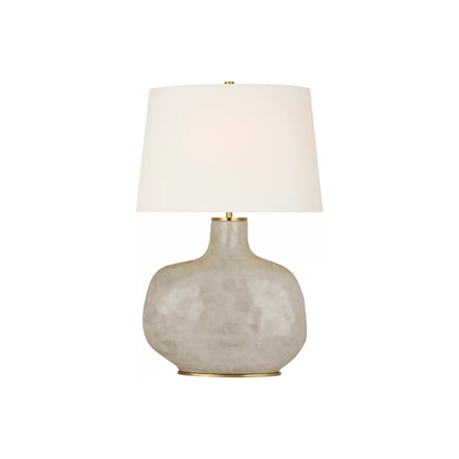 Beton Table Lamp in Antiqued White (28.25-Inch).