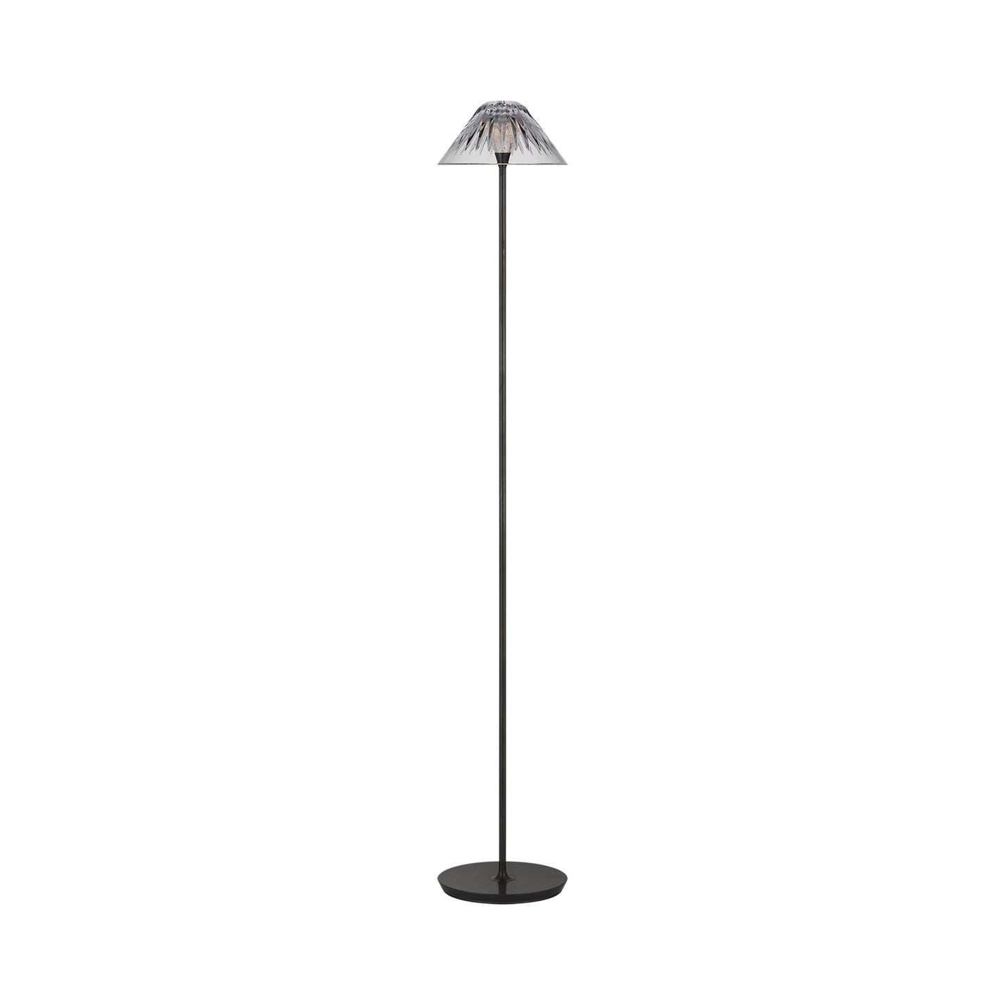 Blaze LED Floor Lamp in Bronze.
