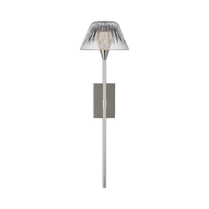 Blaze Tail LED Wall Light in Polished Nickel (19-Inch).