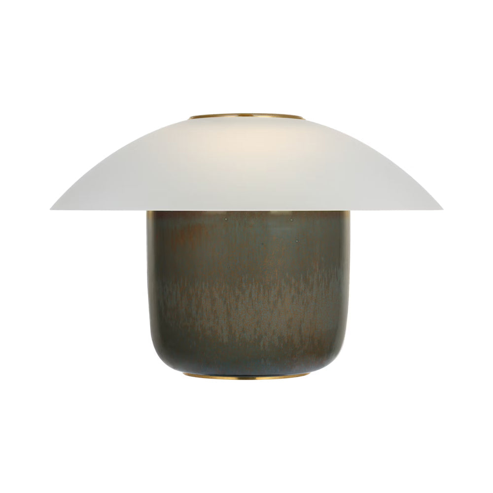 Blique LED Table Lamp in Peacock.