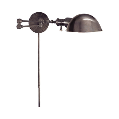 Boston Sing Arm SLG Wall Light in Bronze.