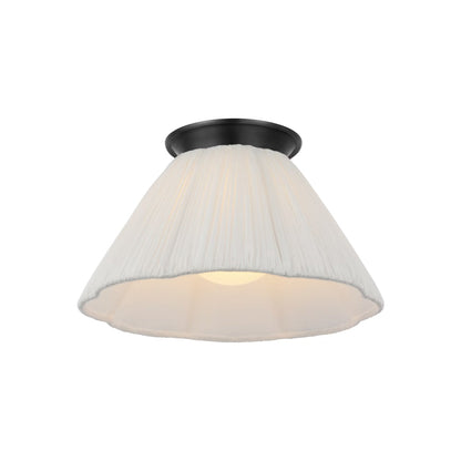 Bradley Flush Mount Ceiling Light in Bronze (12-Inch).