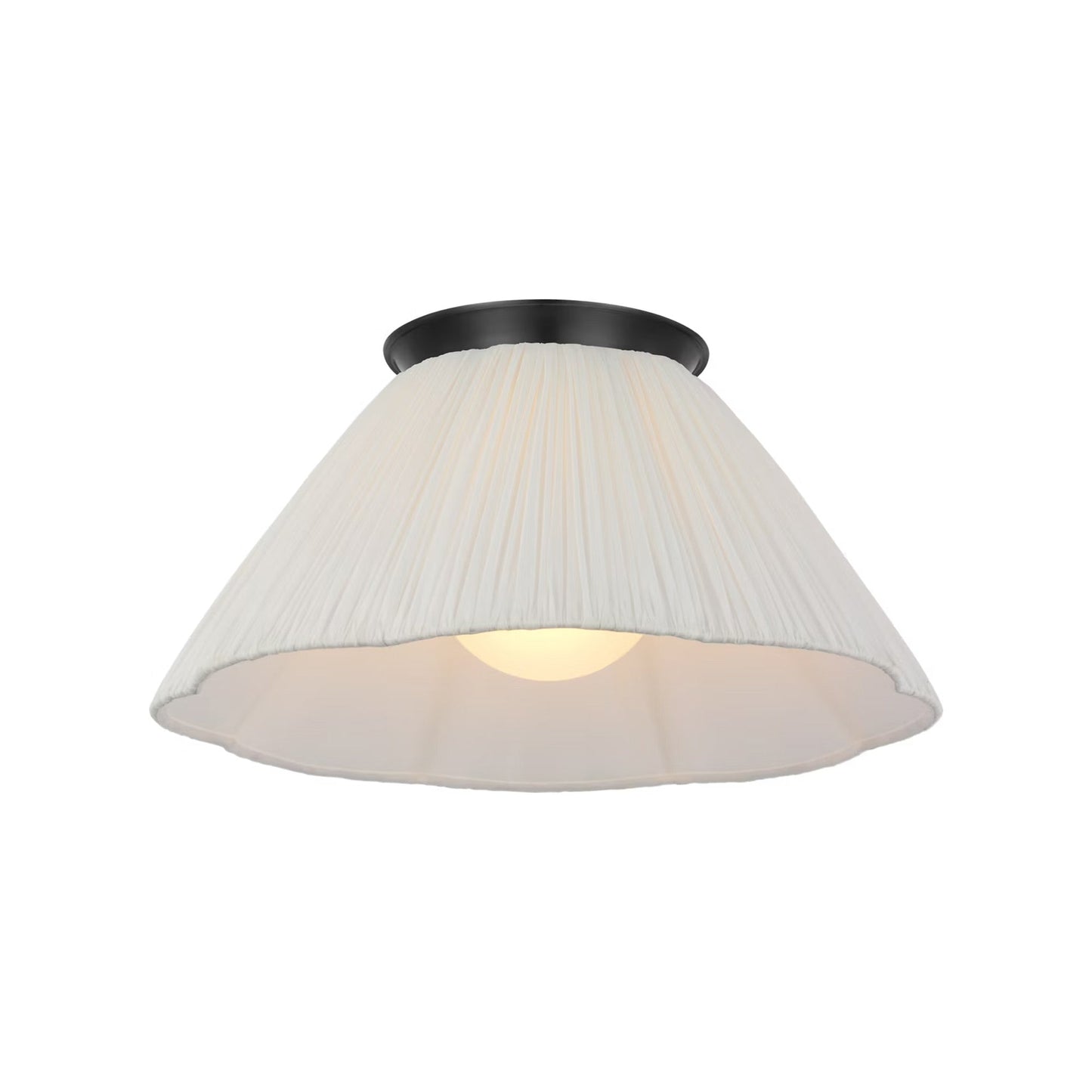 Bradley Flush Mount Ceiling Light in Bronze (18-Inch).