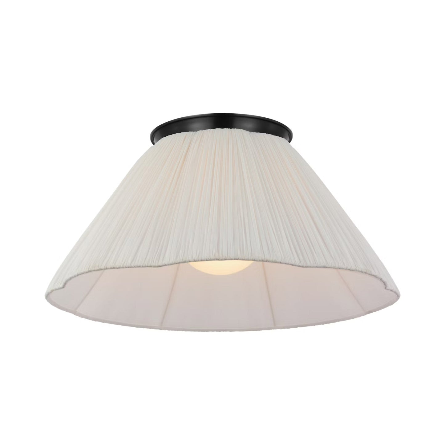 Bradley Flush Mount Ceiling Light in Bronze (24-Inch).
