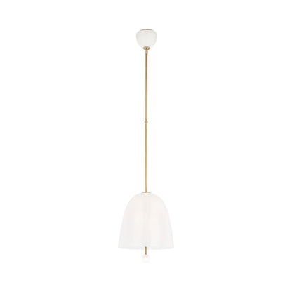 Brisa Pendant Light in Hand-Rubbed Antique Brass (Down).
