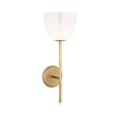 Brisa Wall Light in Hand-Rubbed Antique Brass.