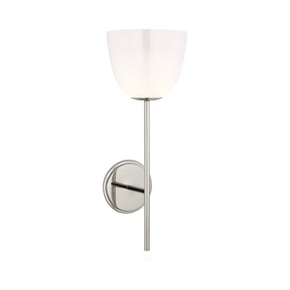 Brisa Wall Light in Polished Nickel.
