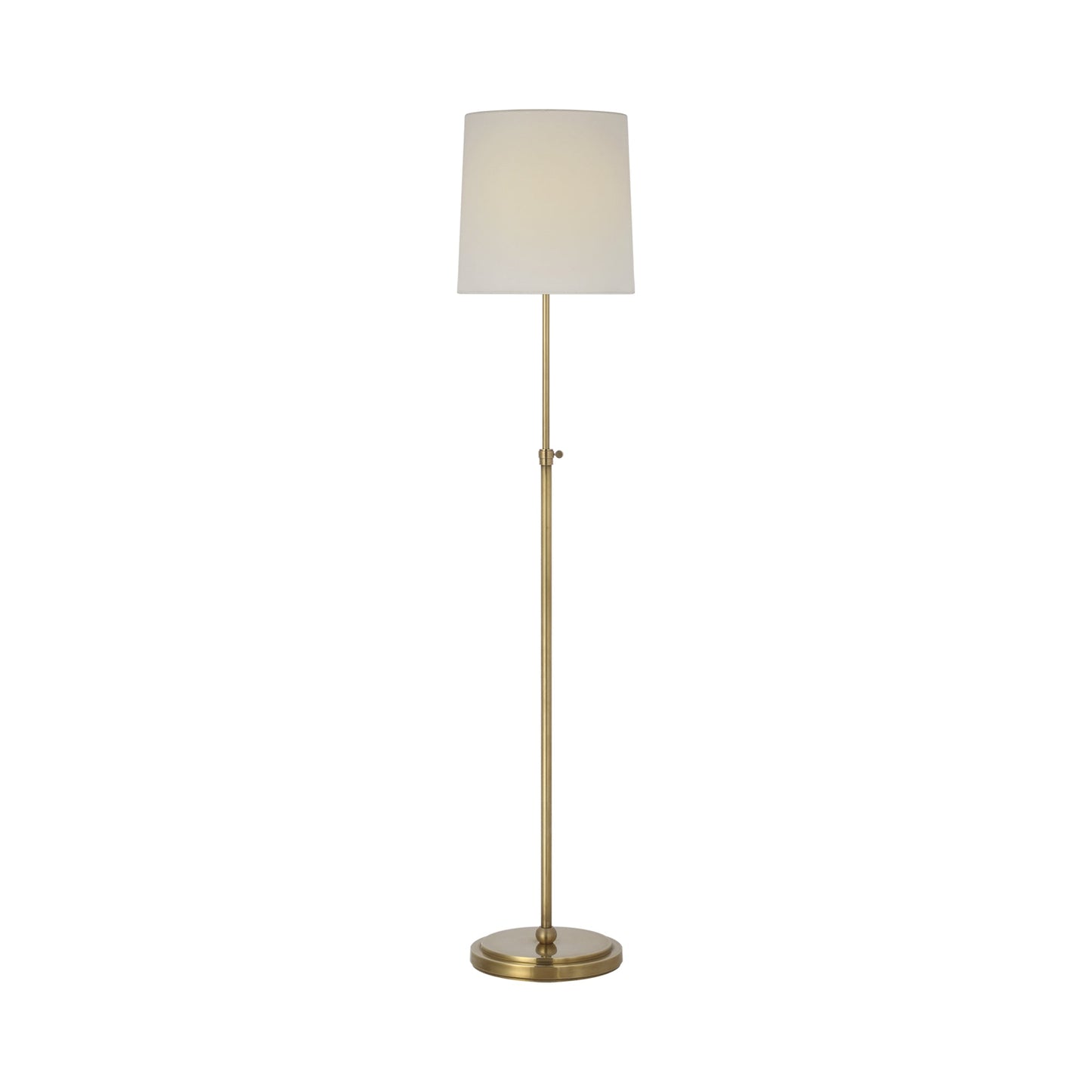 Bryant LED Rechargeable Floor Lamp in Hand-Rubbed Antique Brass.