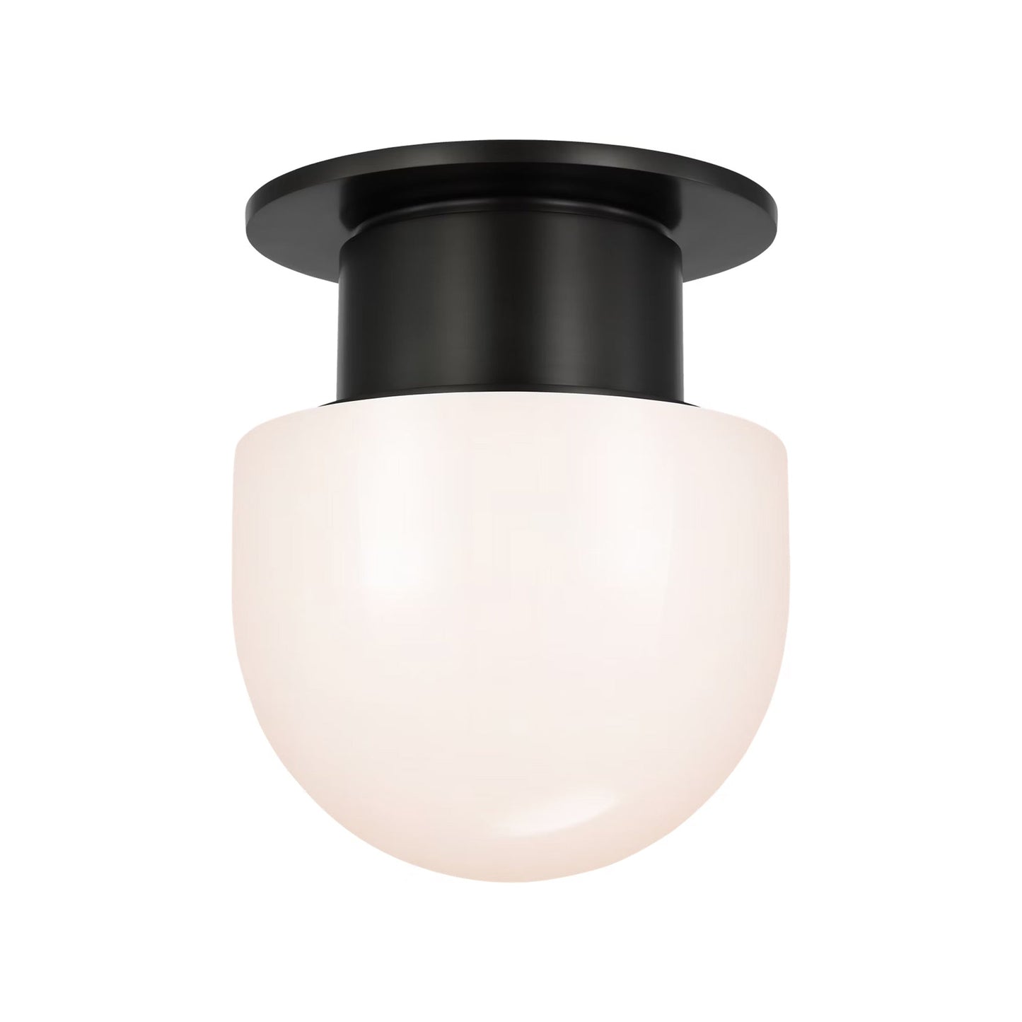 Callan Flush Mount Ceiling Light in Bronze (8-Inch).