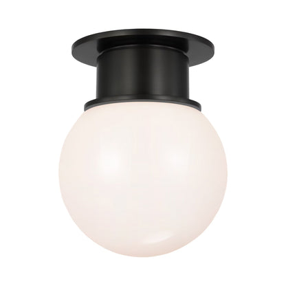Callan Flush Mount Ceiling Light in Bronze (9-Inch).