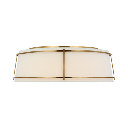Callaway LED Flush Mount Ceiling Light in Hand-Rubbed Antique Brass (22.25-Inch).