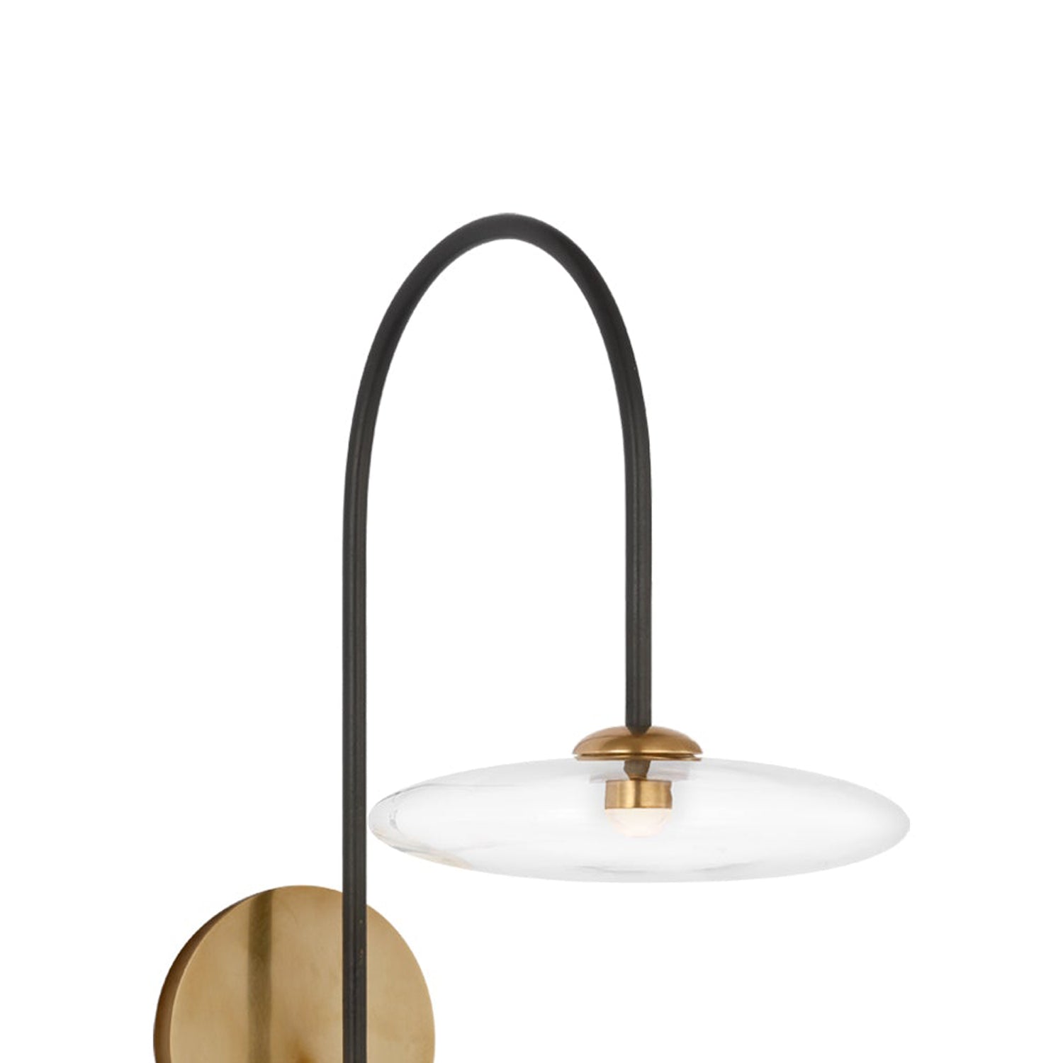 Calvino Arched LED Wall Light in Detail.