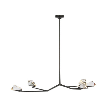 Carraig LED Chandelier in Bronze (5-Light).