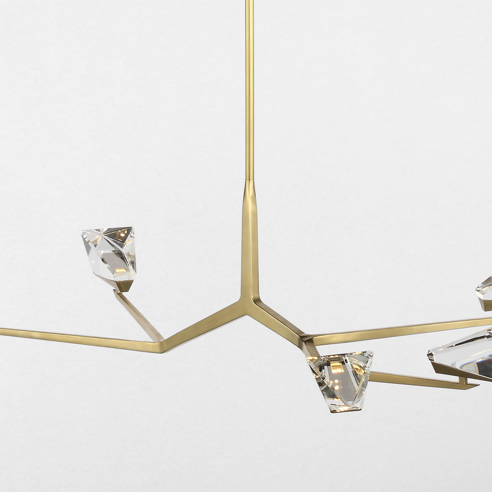 Carraig LED Chandelier in Detail.
