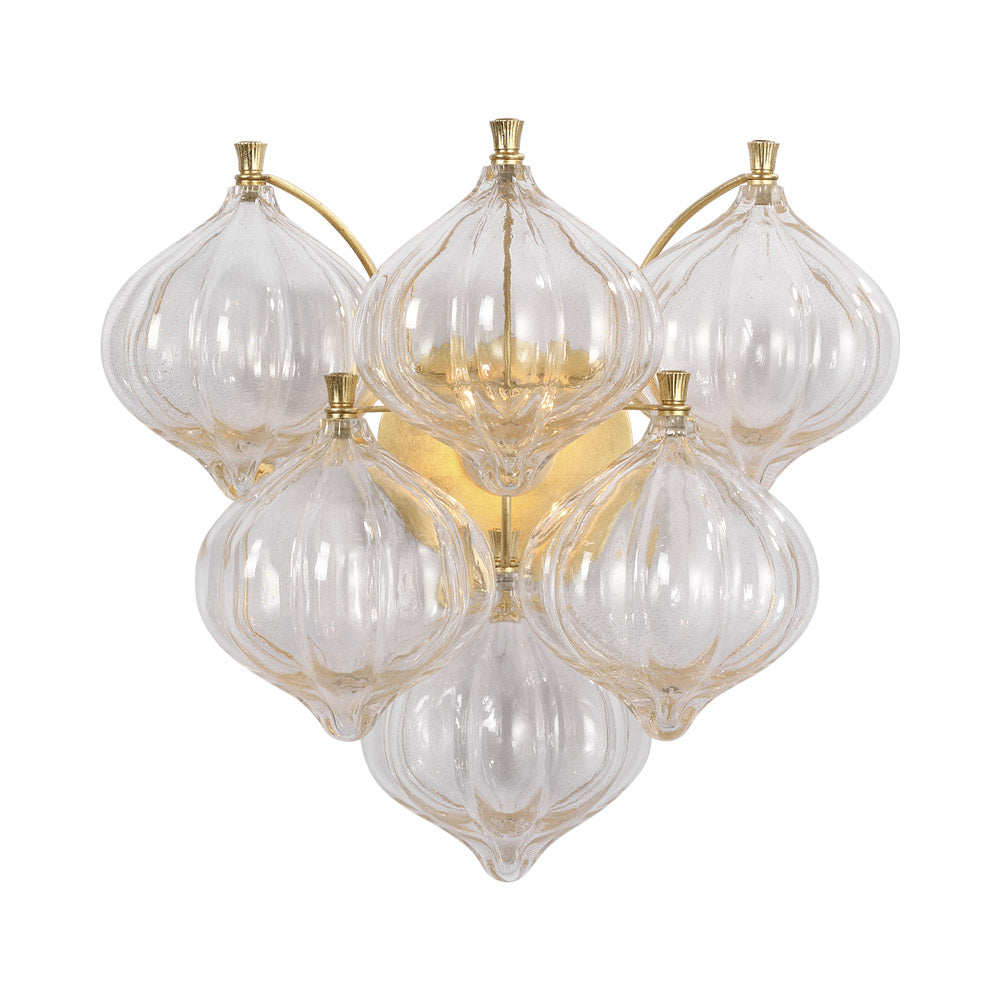 Caselli Wall Light in Gild (Gold Fleck Glass).