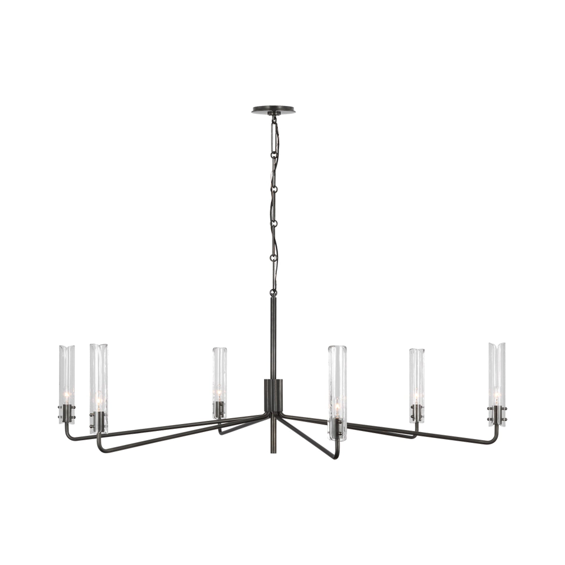 Casoria Chandelier in Bronze (6-Light).