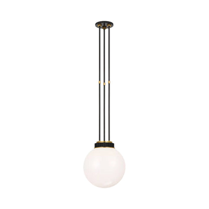 Cavill Pendant Light in Bronze And Natural Brass (11.5-Inch).