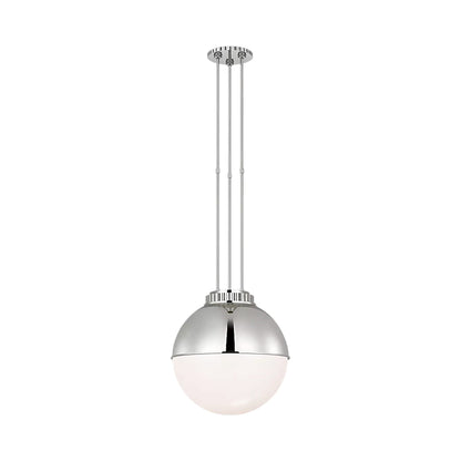 Cavill Pendant Light in Polished Nickel (16.25-Inch).