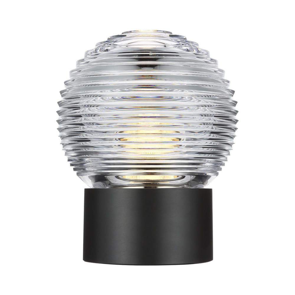 Circon LED Rechargeable Table Lamp in Bronze.