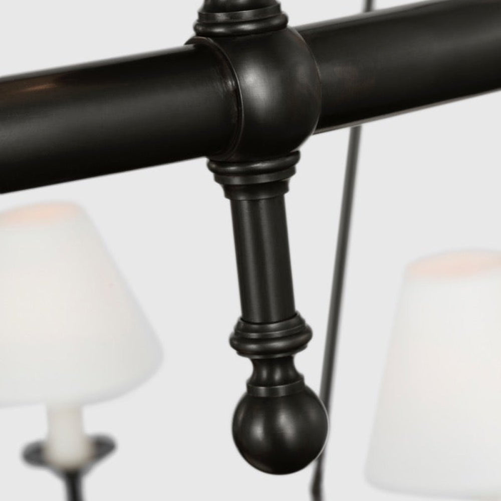 Classic Two-Tier Chandelier in Detail.