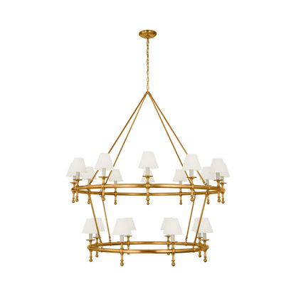 Classic Two-Tier Chandelier in Detail.