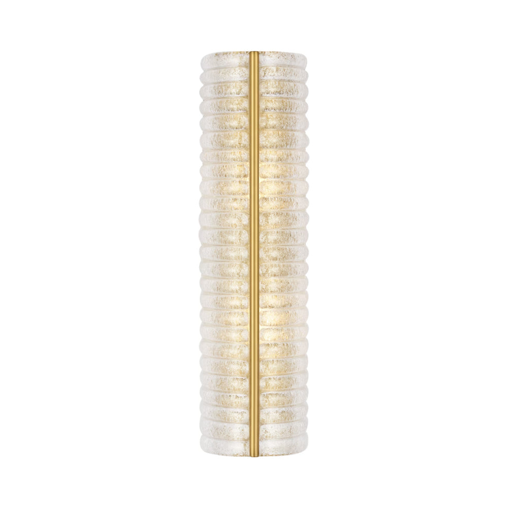Claude Wall Light in Clear Graniglia Glass (20-Inch).