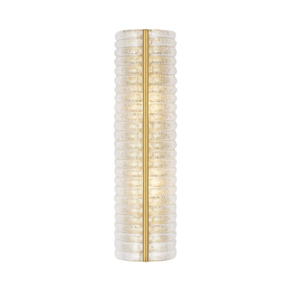 Claude Wall Light in Clear Graniglia Glass (20-Inch).