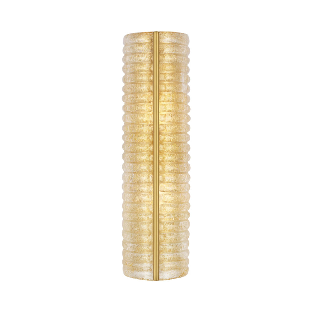 Claude Wall Light in Gold Graniglia Glass (20-Inch).
