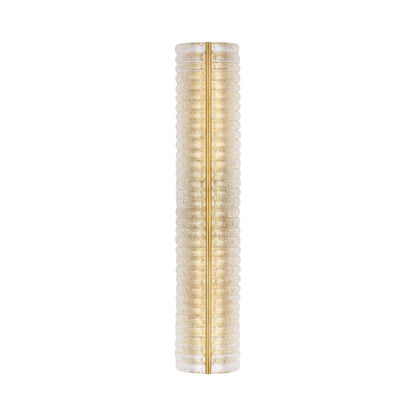 Claude Wall Light in Clear Graniglia Glass (27-Inch).