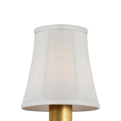 Clip Empire Lamp Shade in Silk Bell (4-Inch).