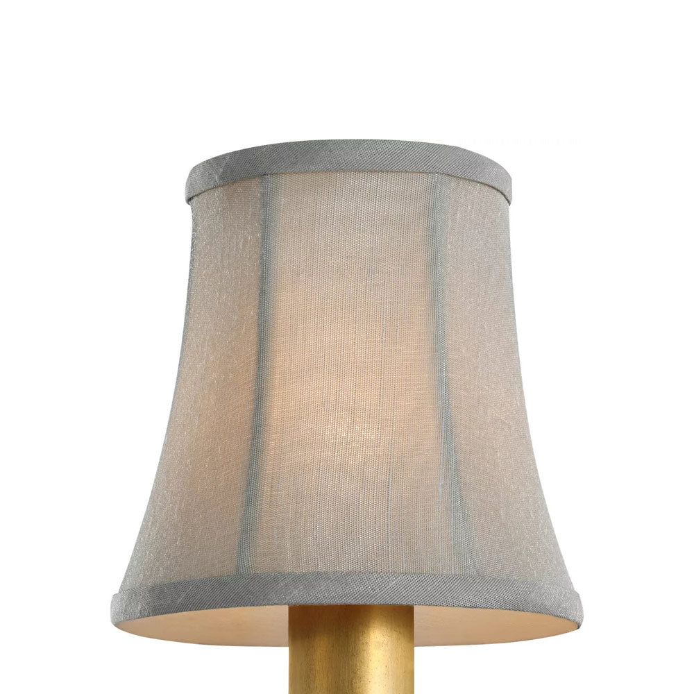 Clip Empire Lamp Shade in Mist Silk Soft (4.25-Inch).