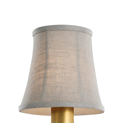 Clip Empire Lamp Shade in Natural Linen Soft (4.25-Inch).