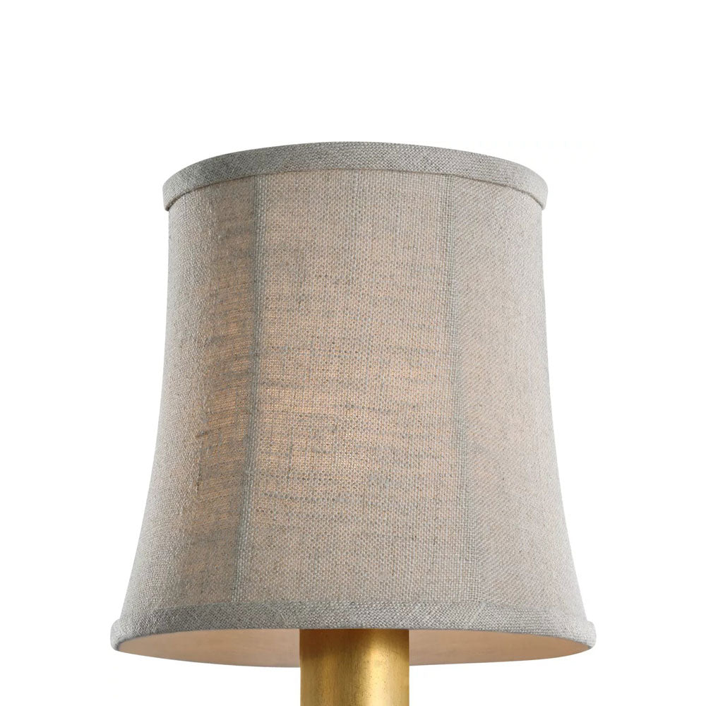 Clip Empire Lamp Shade in Natural Linen Soft (5-Inch).