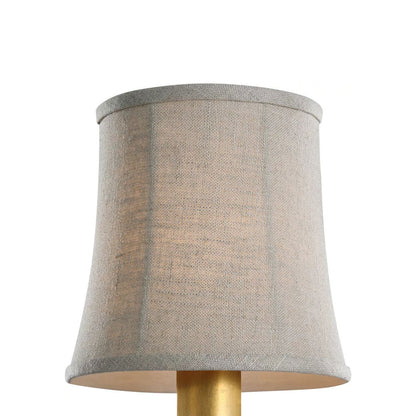 Clip Empire Lamp Shade in Natural Linen Soft (5-Inch).