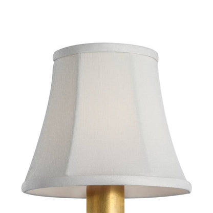 Clip Empire Lamp Shade in Silk Bell (5-Inch).