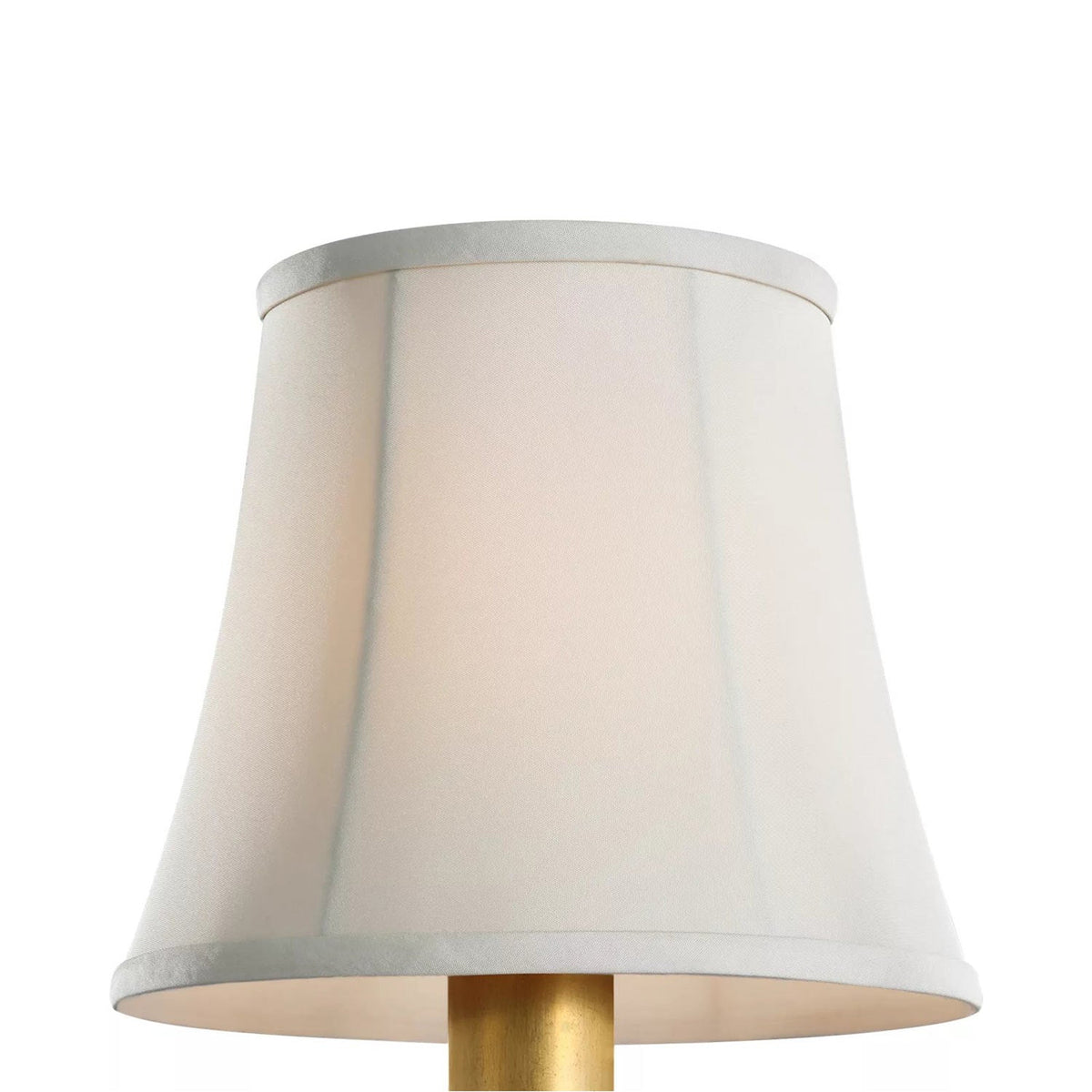Clip Empire Lamp Shade in Champagne Silk Soft (6-Inch).