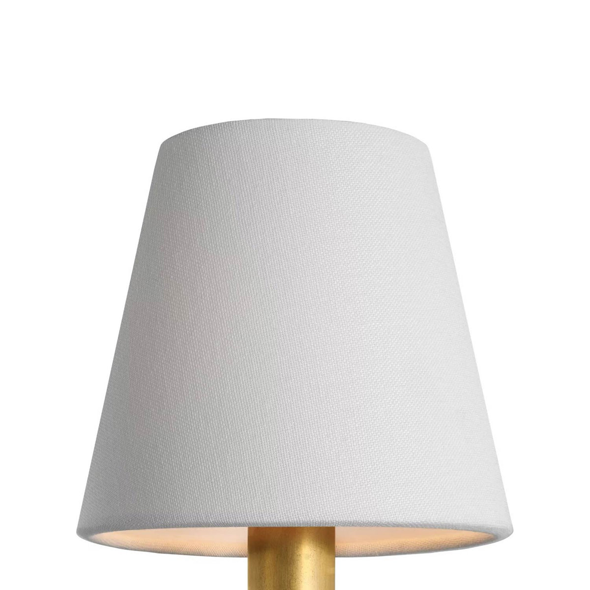 Clip Empire Lamp Shade in Linen (6-Inch).